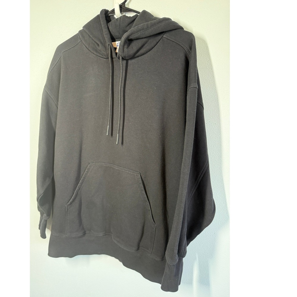 JoyLab Womens Black Oversized Pullover Hoodie Sweatshirt Medium Activewear